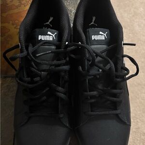 Puma Black Textured Sole Sneakers